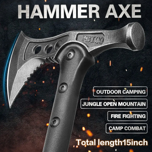 Tactical Survival Axe Multi Tool Emergency Gear Tourist AX Tactical Axe Outdoor Portable Tomahawk Wild Camping Hatchet - Adventure Rite