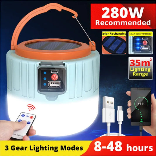 Solar LED Camping Light