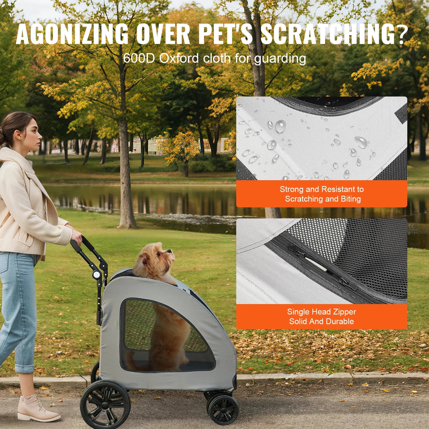 VEVOR Pet Stroller