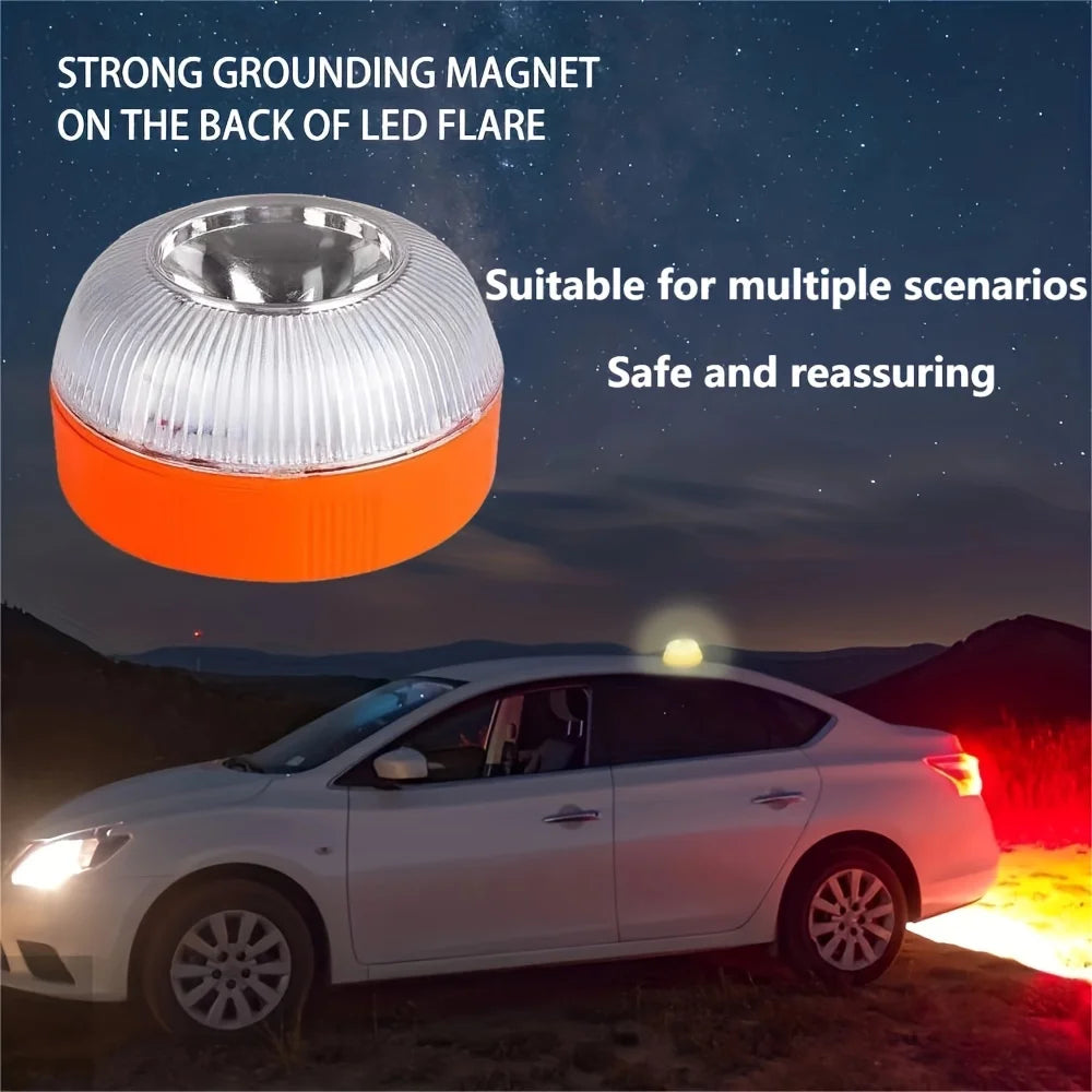 Led Car Emergency Light Flashlight