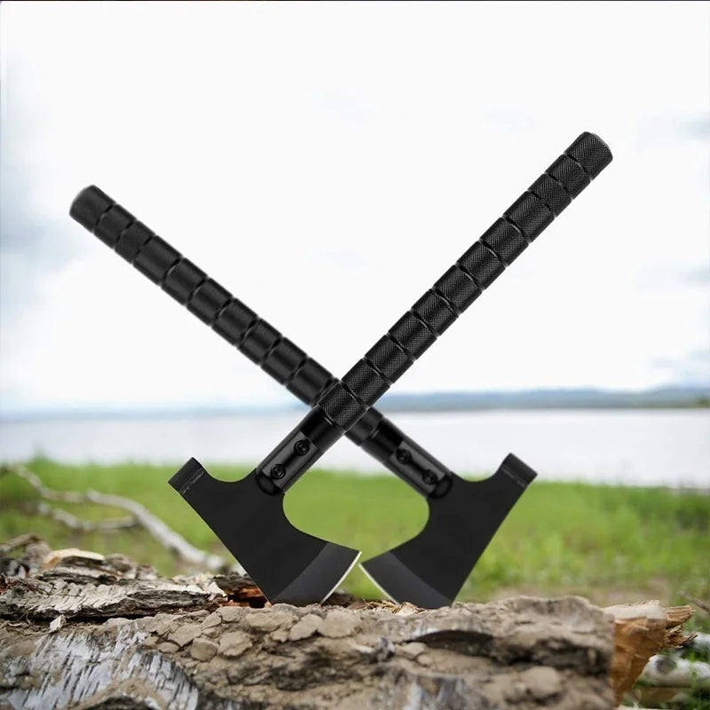 Foldable Tactical Axe Multi Tool Kit Emergency Gear Tourist AX Survival Axe Outdoor Portable Tomahawk Wild Camping Hatchet топор - Adventure Rite