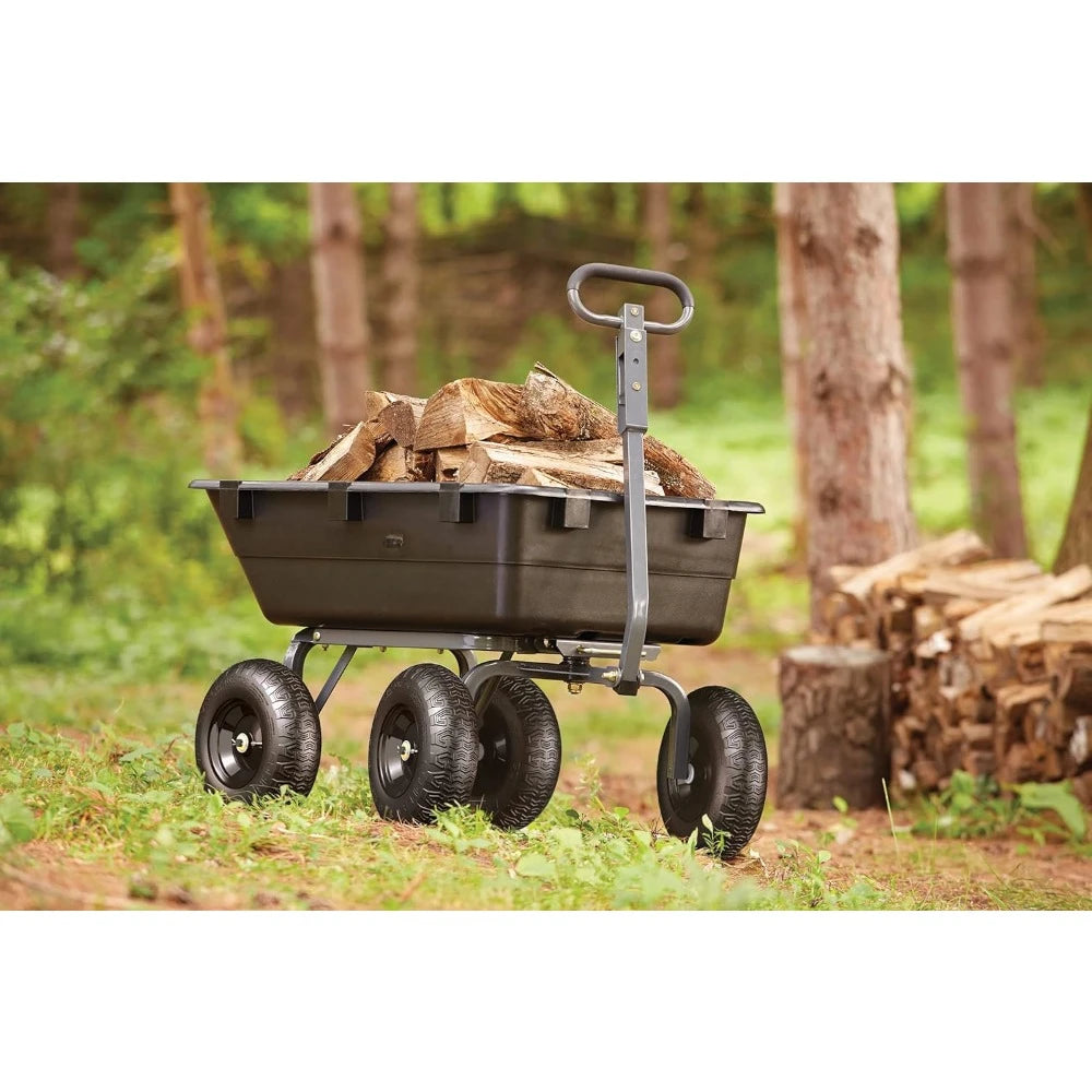 Folding Cart Poly Yard Dump Cart