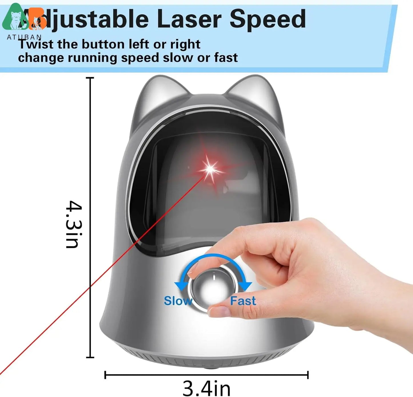 Interactive Laser Pointer Cat Toys