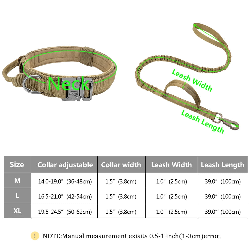 Tactical Dog Collar Harness