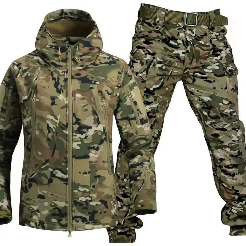 Shark Skin Warmth Jackets Pants Set