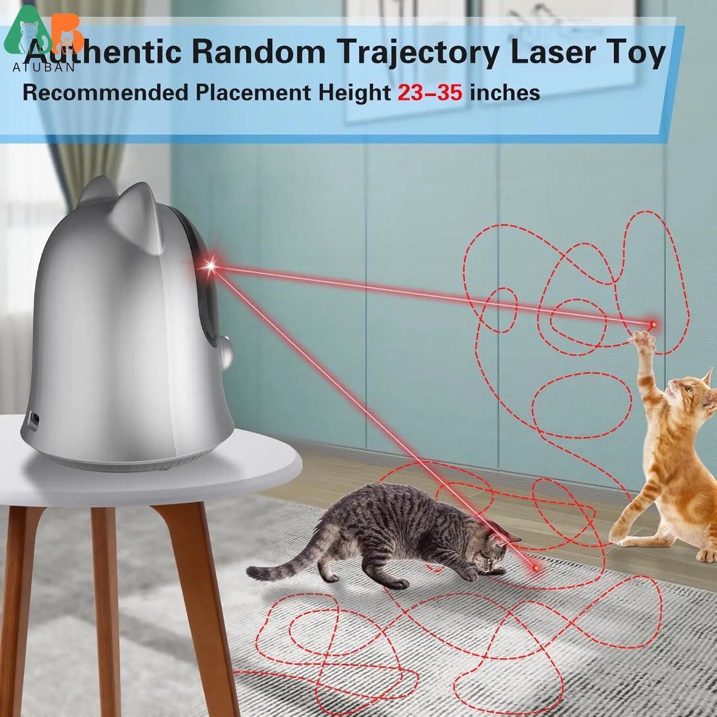 Interactive Laser Pointer Cat Toys