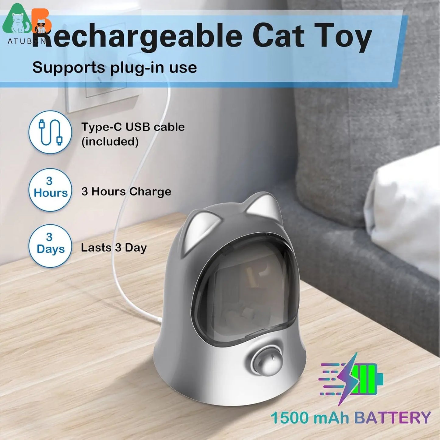 Interactive Laser Pointer Cat Toys