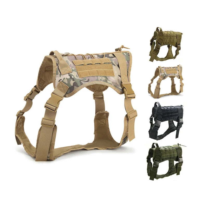 Dog Harness Military Pet