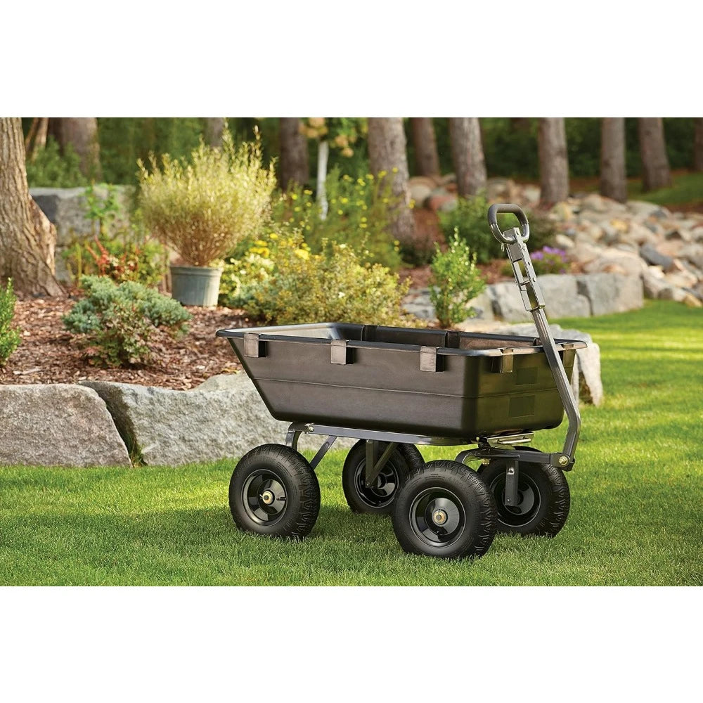 Folding Cart Poly Yard Dump Cart