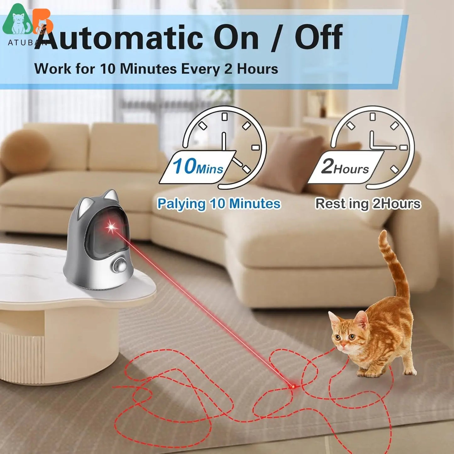 Interactive Laser Pointer Cat Toys