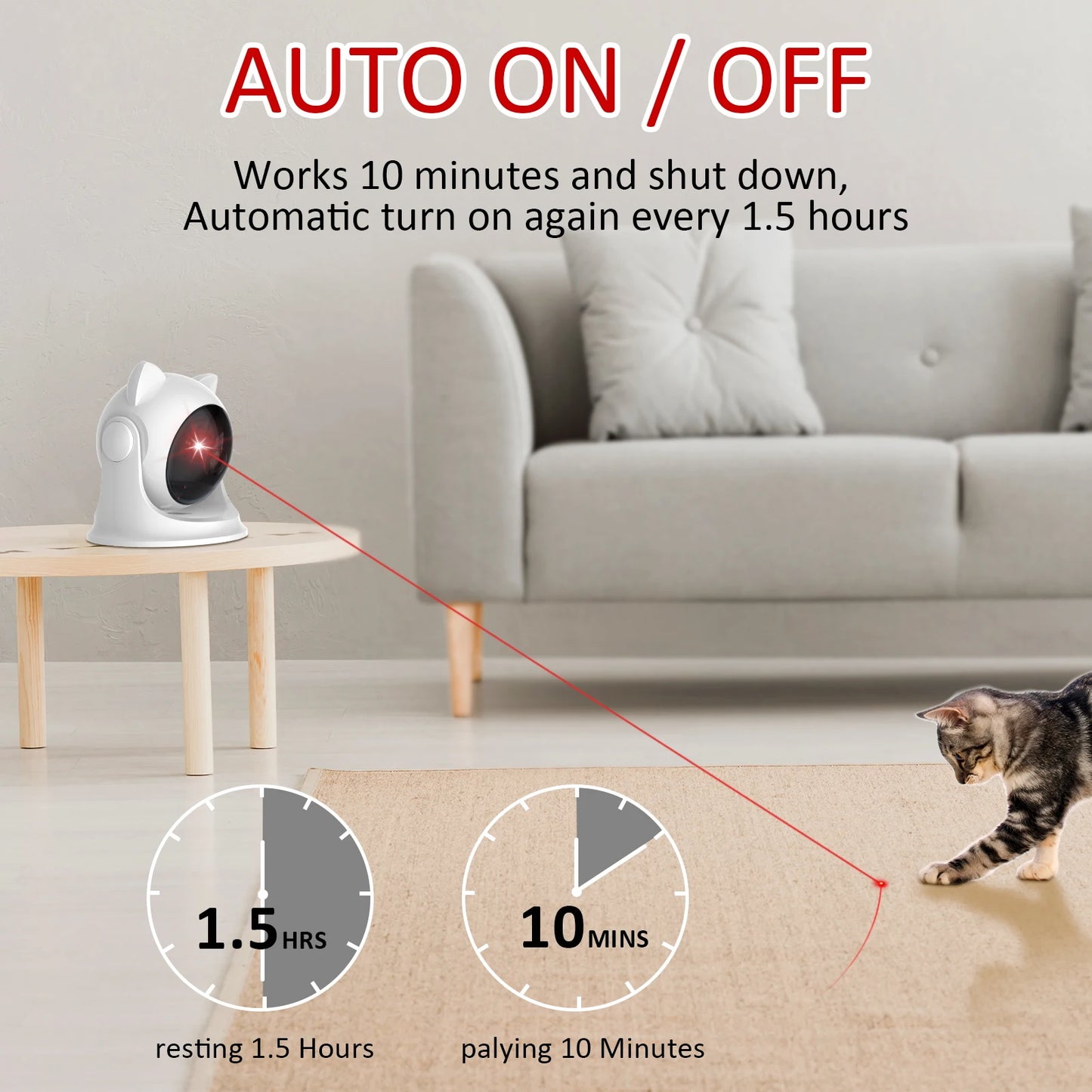 Automatic Cat Laser Toy