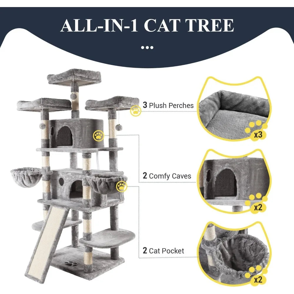 Multi-Level Cat Tree House