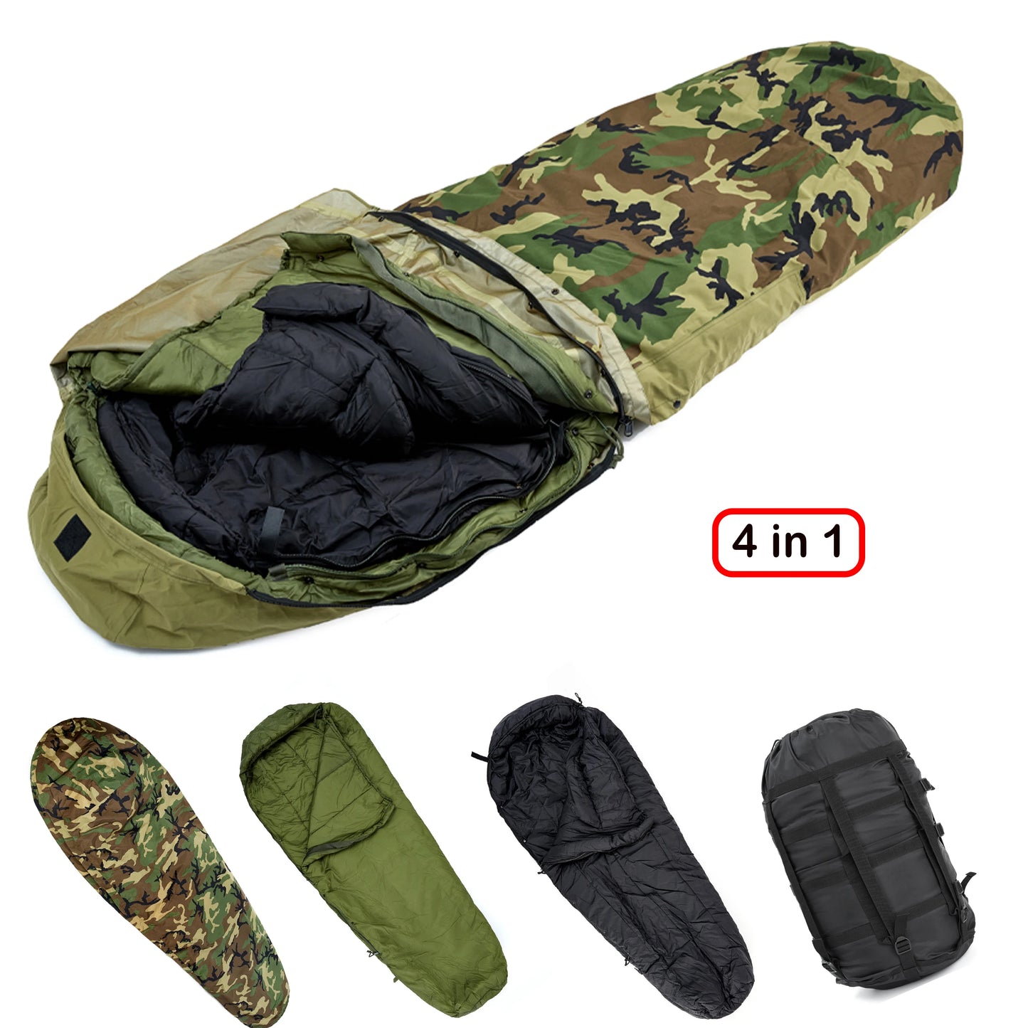 All-Season Waterproof  Modular Sleeping Bags